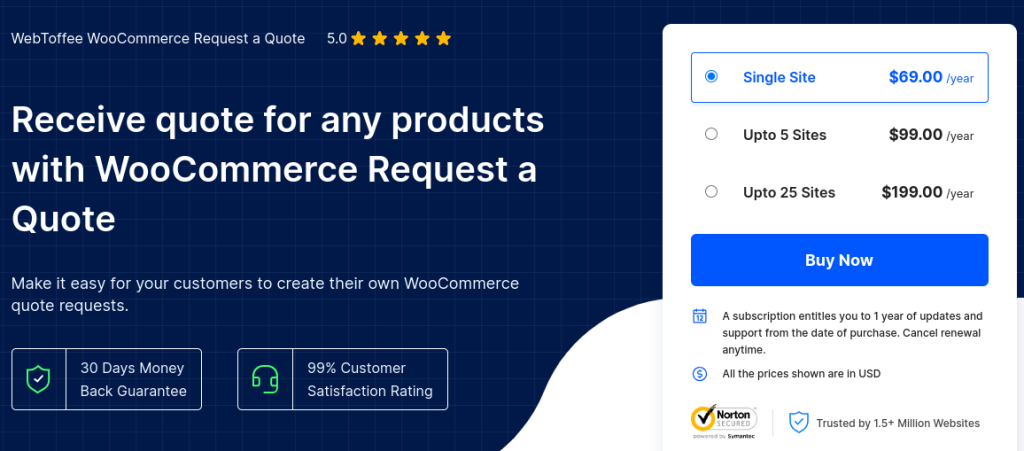 WebToffee Request Quote Plugin
