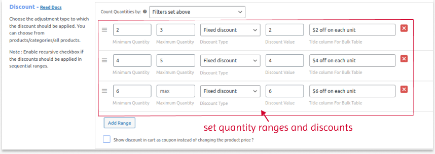 Creating tier pricing for a specific product-  setting quantities and discounts