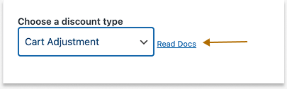 Choosing a Cart discount type