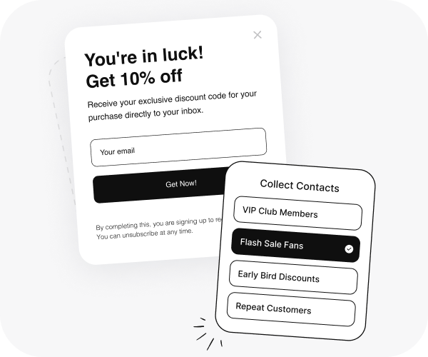 Sign-up forms