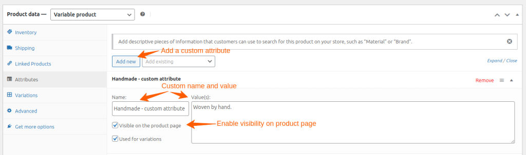 Create Custom Attribute