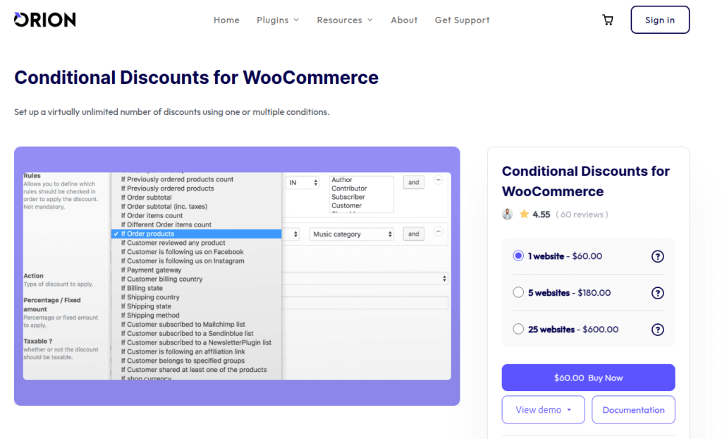 Conditional Discounts for WooCommerce