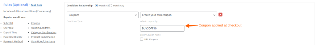 Coupon-Based Bulk Discounts