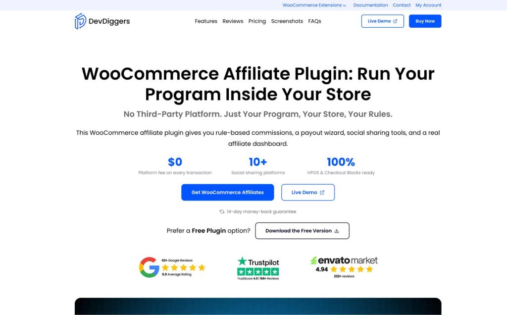 DevDiggers Affiliate Plugin
