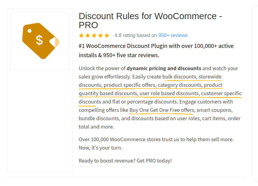 Discount Rules for WooCommerce Pro