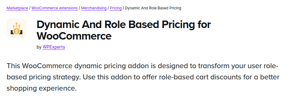 Role-Based Pricing Plugin