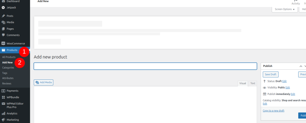 Add WooCommerce services as products here