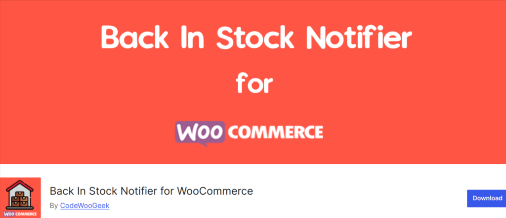 Back In Stock Notifier for WooCommerce by CodeWooGeek