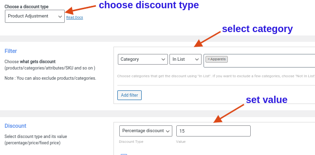Creating a simple WooCommerce category discount with a percentage