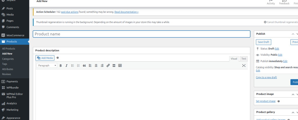 Enter the WooCommerce Service description here