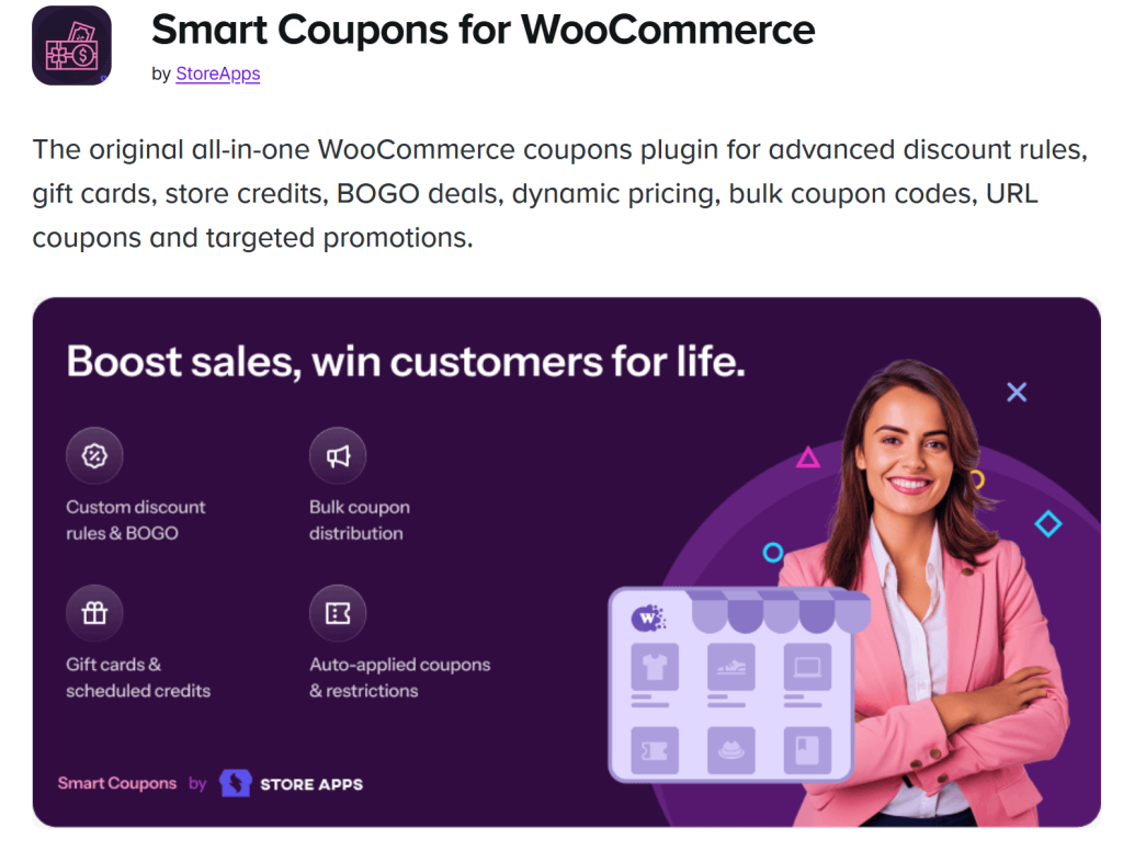 Smart coupons by storeapps plugin