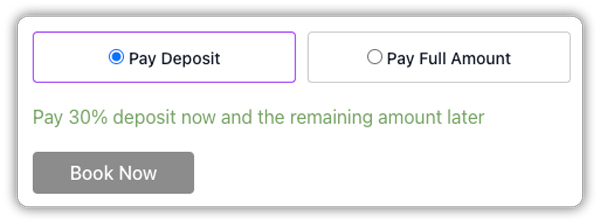 Allow Customers to Pay the Balance Later