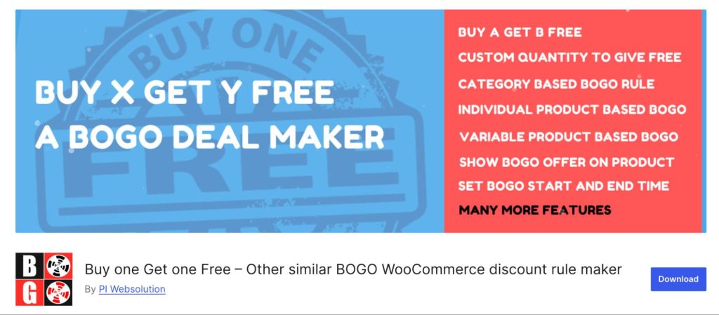 Buy one, get one Free By Pi Web