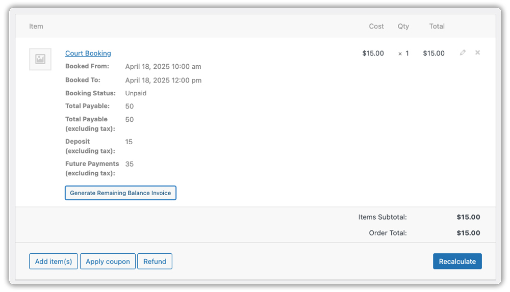 Order Management