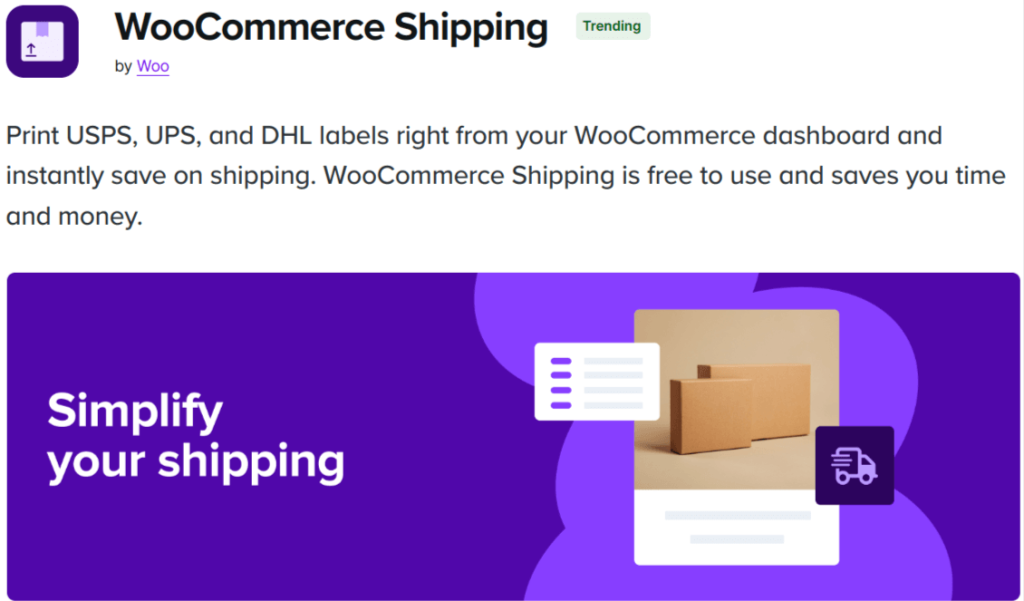 WooCommerce Shipping
