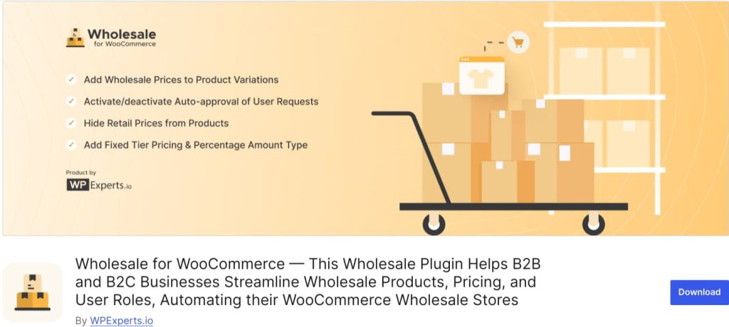 Wholesale For WooCommerce by WPExperts