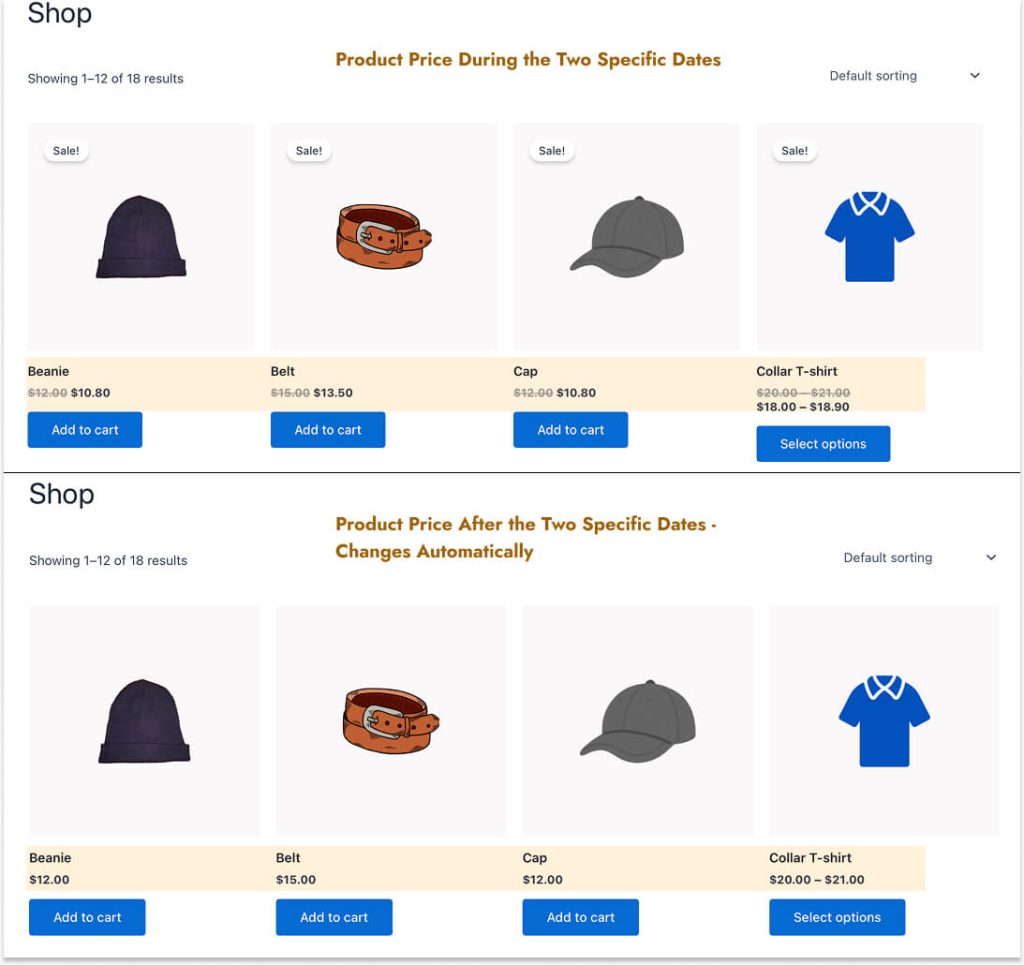 Sample Dynamic Pricing Result