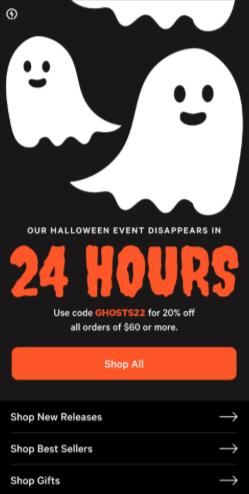 Halloween flash sales