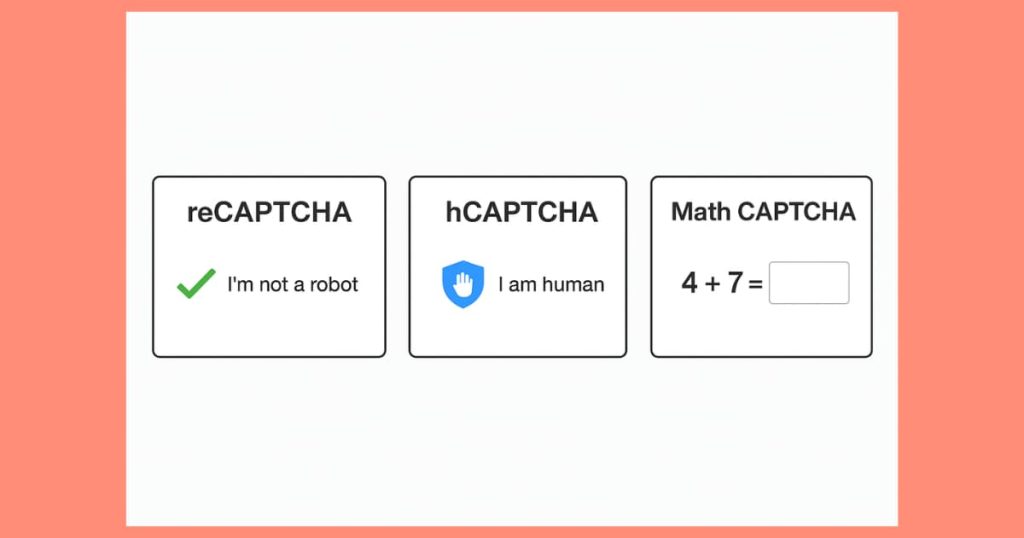 Types of reCaptcha
