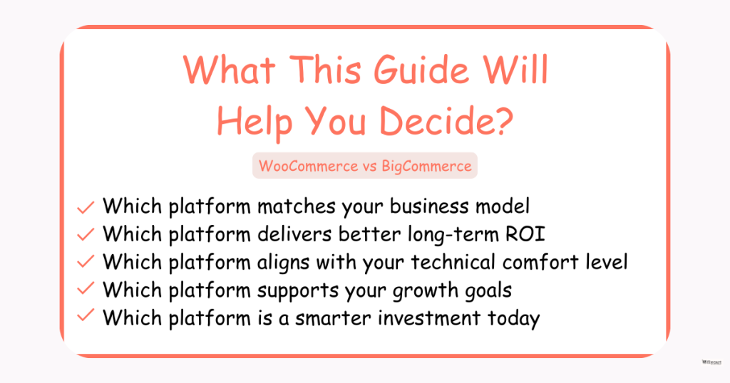 WooCommerce vs BigCommerce - Detailed Guide