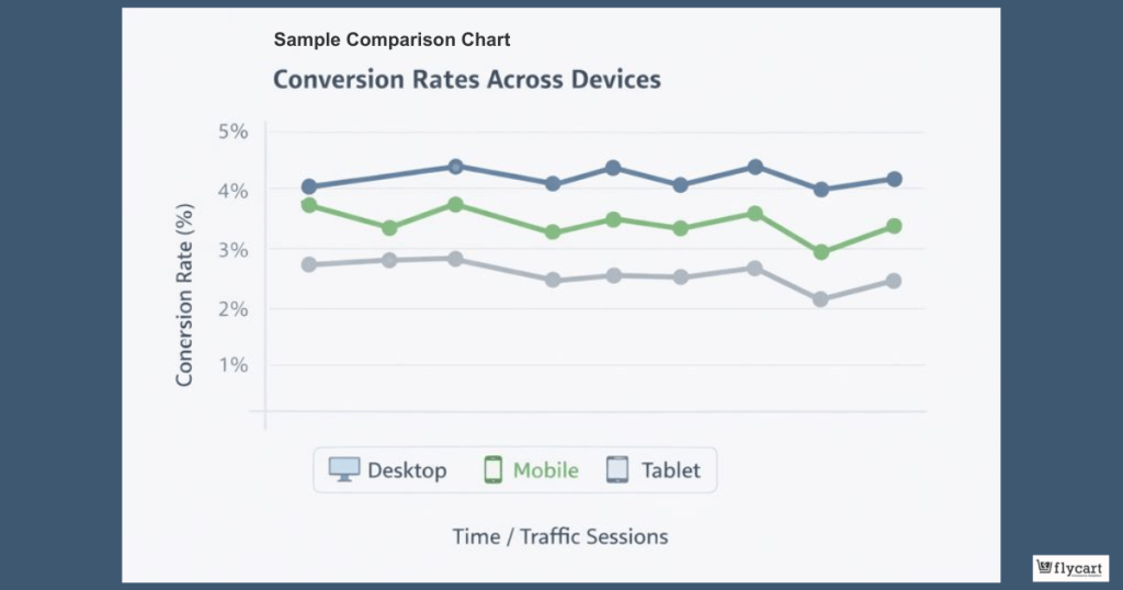 Ecommerce Conversion Rate Comparison Chart