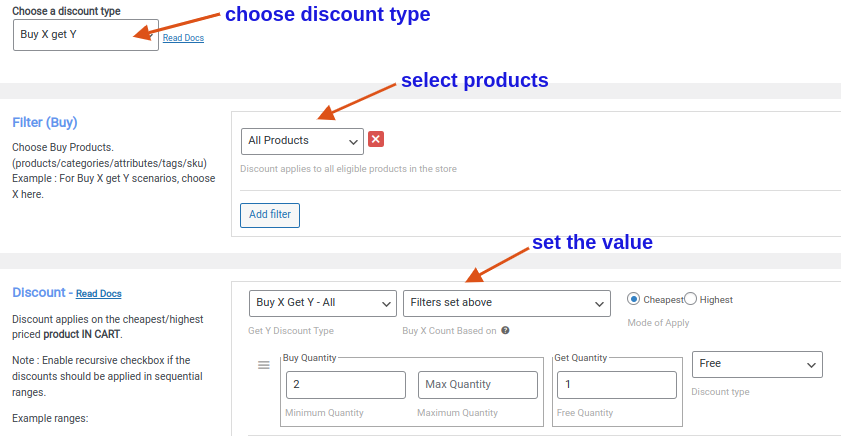 Creating Buy One Get One Deal For All Products