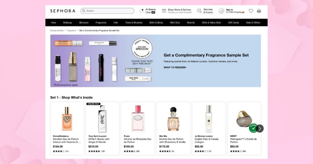 Sephora - BOGO Offer