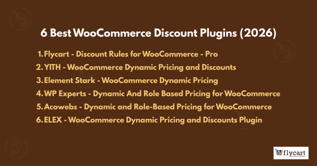 6 Best WooCommerce Discount Plugins (2026)