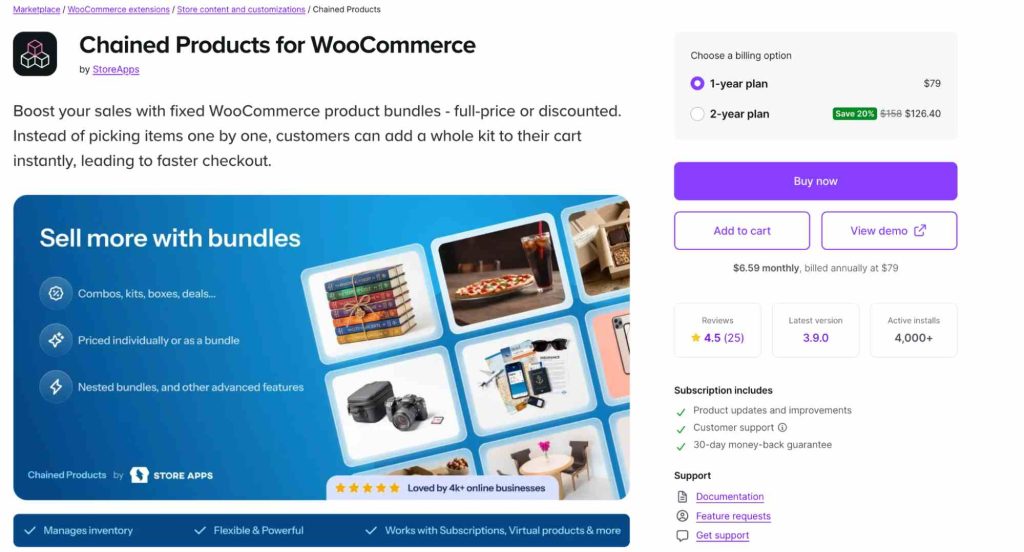 Chained Products for WooCommerce