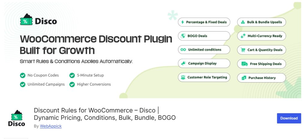 Disco — WooCommerce Dynamic Pricing & Discount Rules