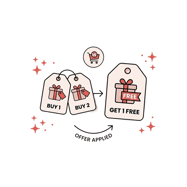 How to Set Up WooCommerce Buy 2 Get 1 Free Offer?