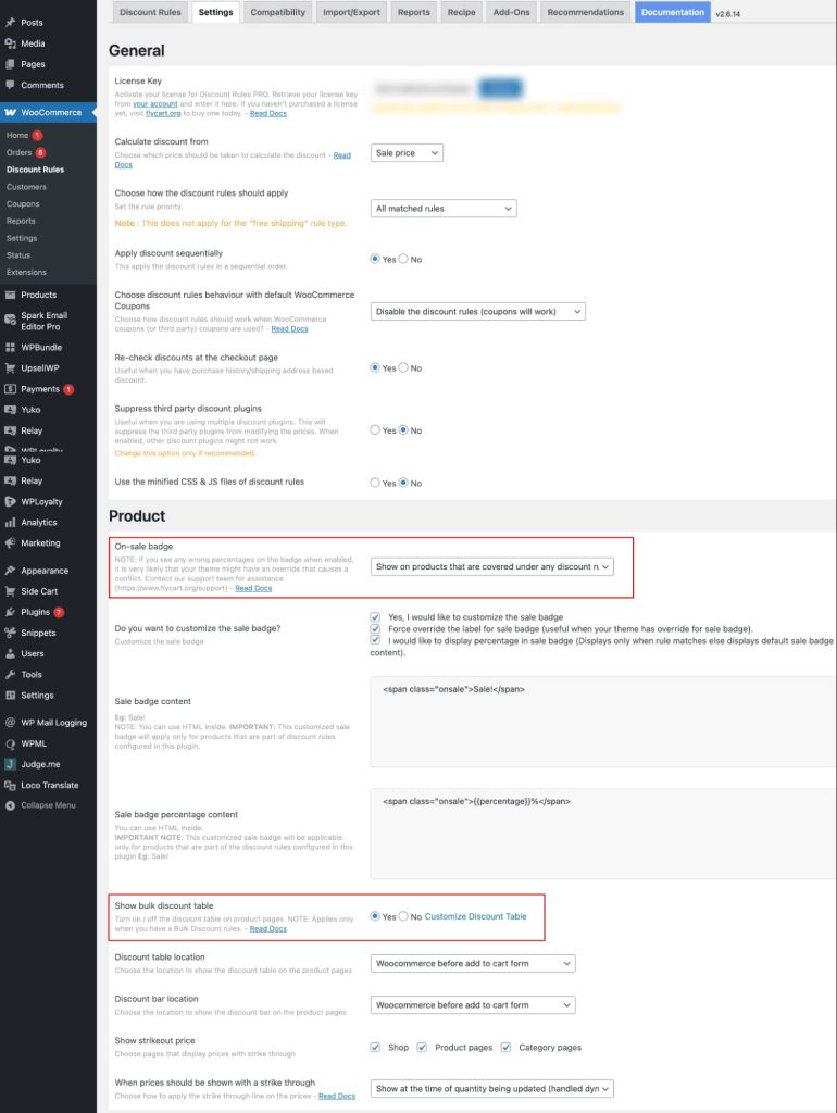 Show Discounts on the Product Pag
