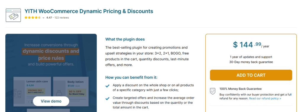 YITH Dynamic Pricing