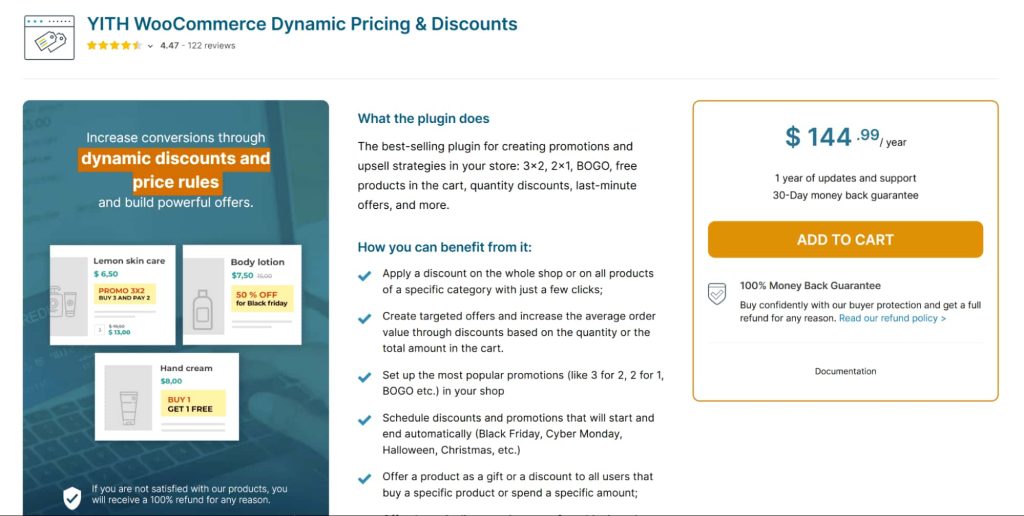 YITH Dynamic Pricing & Discounts