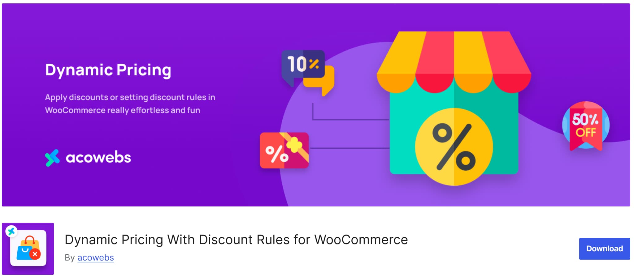 Acowebs Dynamic Pricing with Discount Rules for WooCommerce