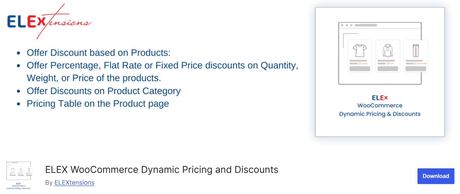 Elex WooCommerce Dynamic Pricing & Discounts