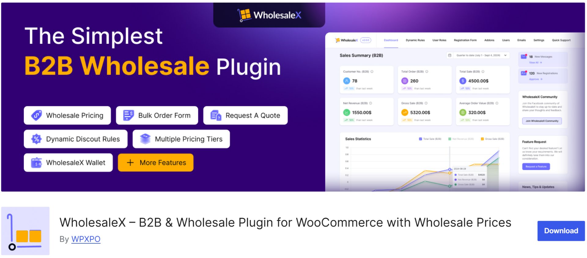WholesaleX - B2B & Wholesale Plugin for WooCommerce