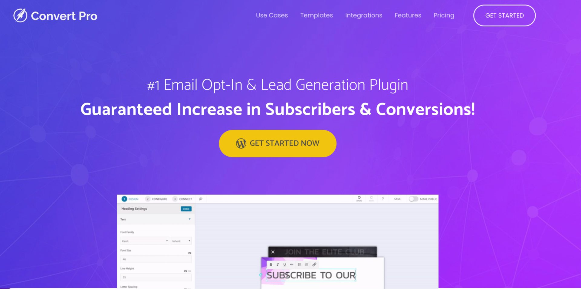Convert Pro - the pop-up and lead generation plugin