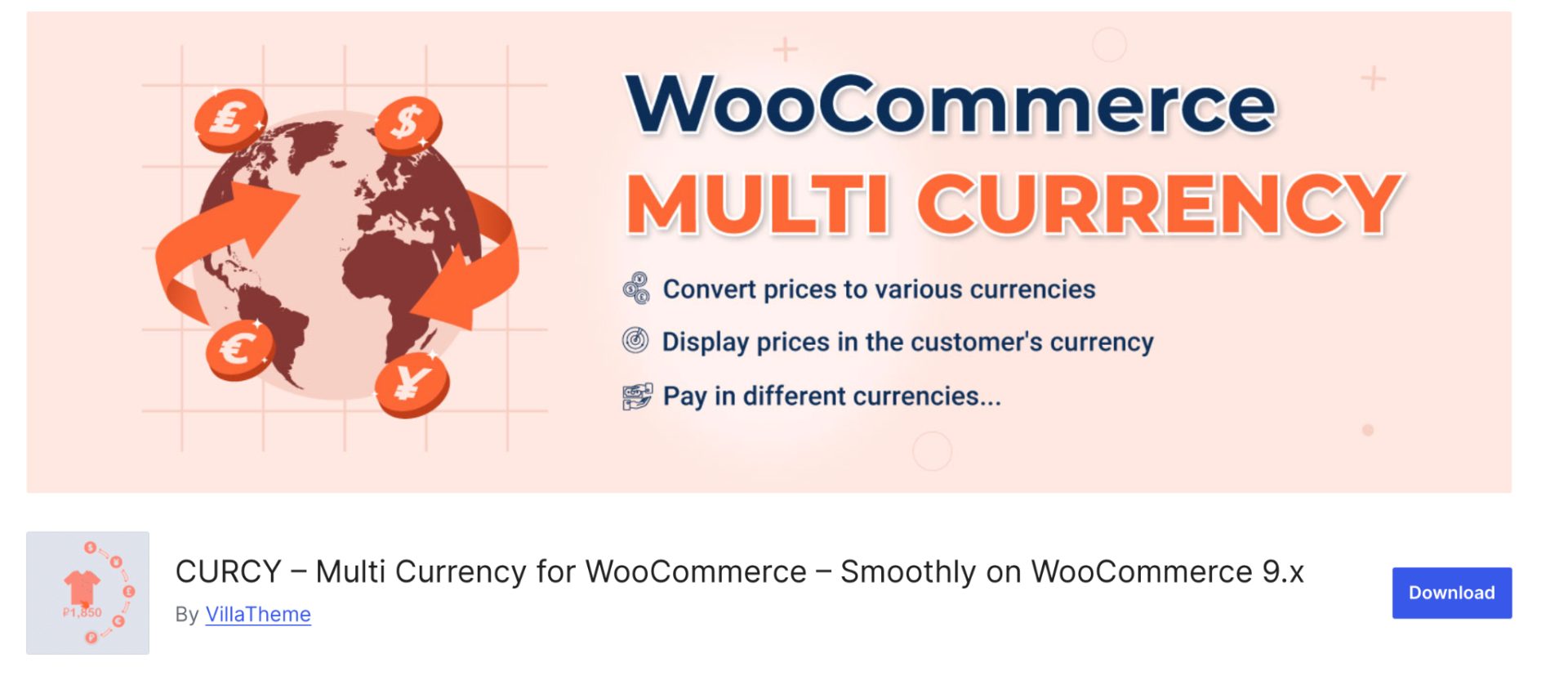 CURCY – Multi Currency for WooCommerce
