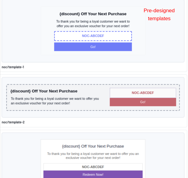 Customizing Thank-you Page to Display Customized Next-Order Coupon Deal