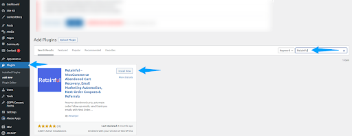 Installing Retainful on WooCommerce