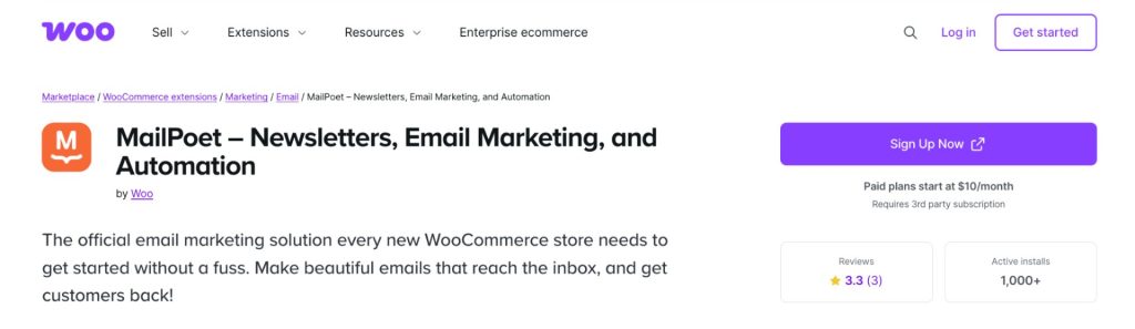 MailPoet - The Email Marketing Plugin by Woo