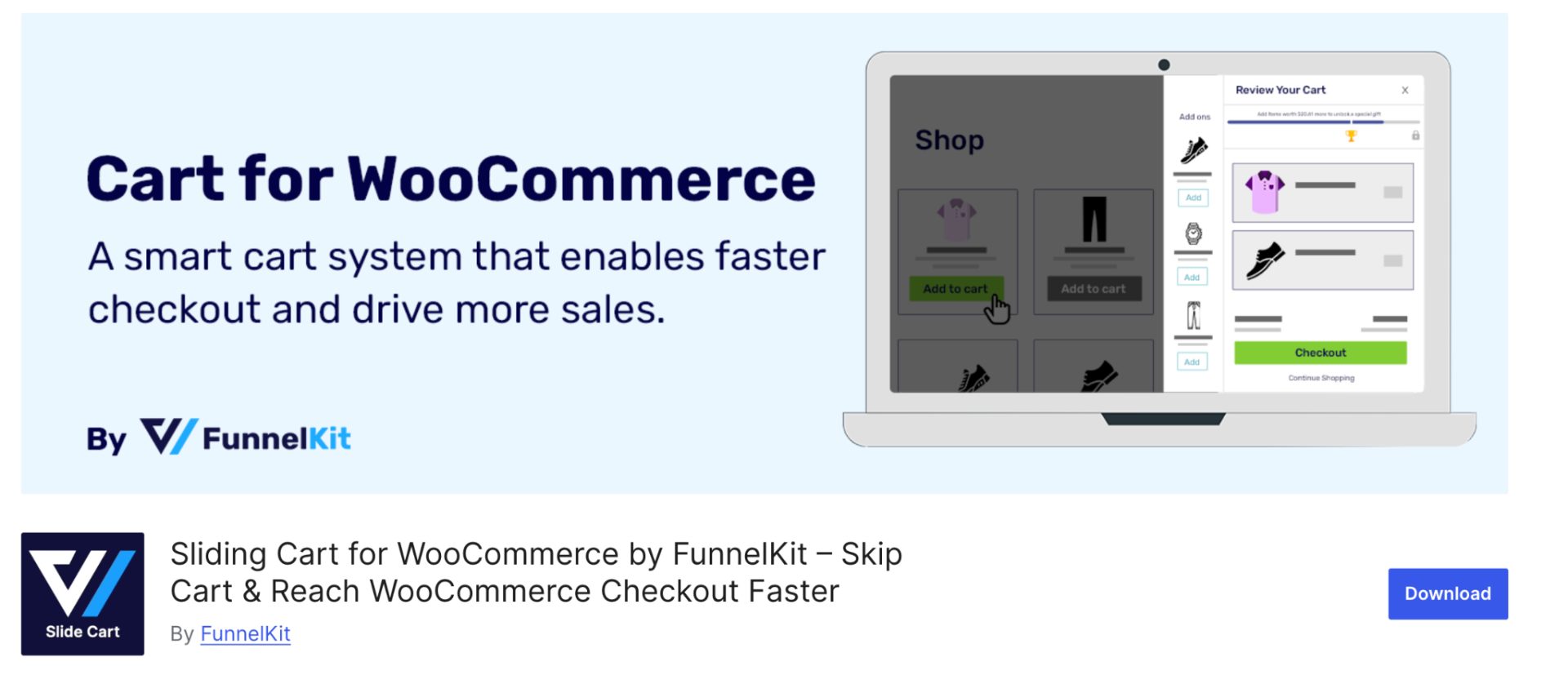 Sliding Cart by FunnelKit