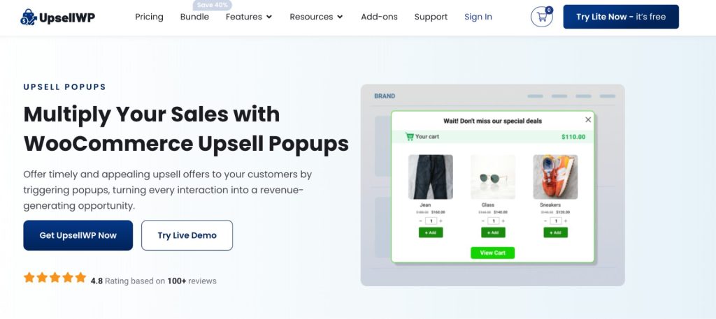 Upsell pop-ups - The Pop-up Feature by UpsellWP Plugin